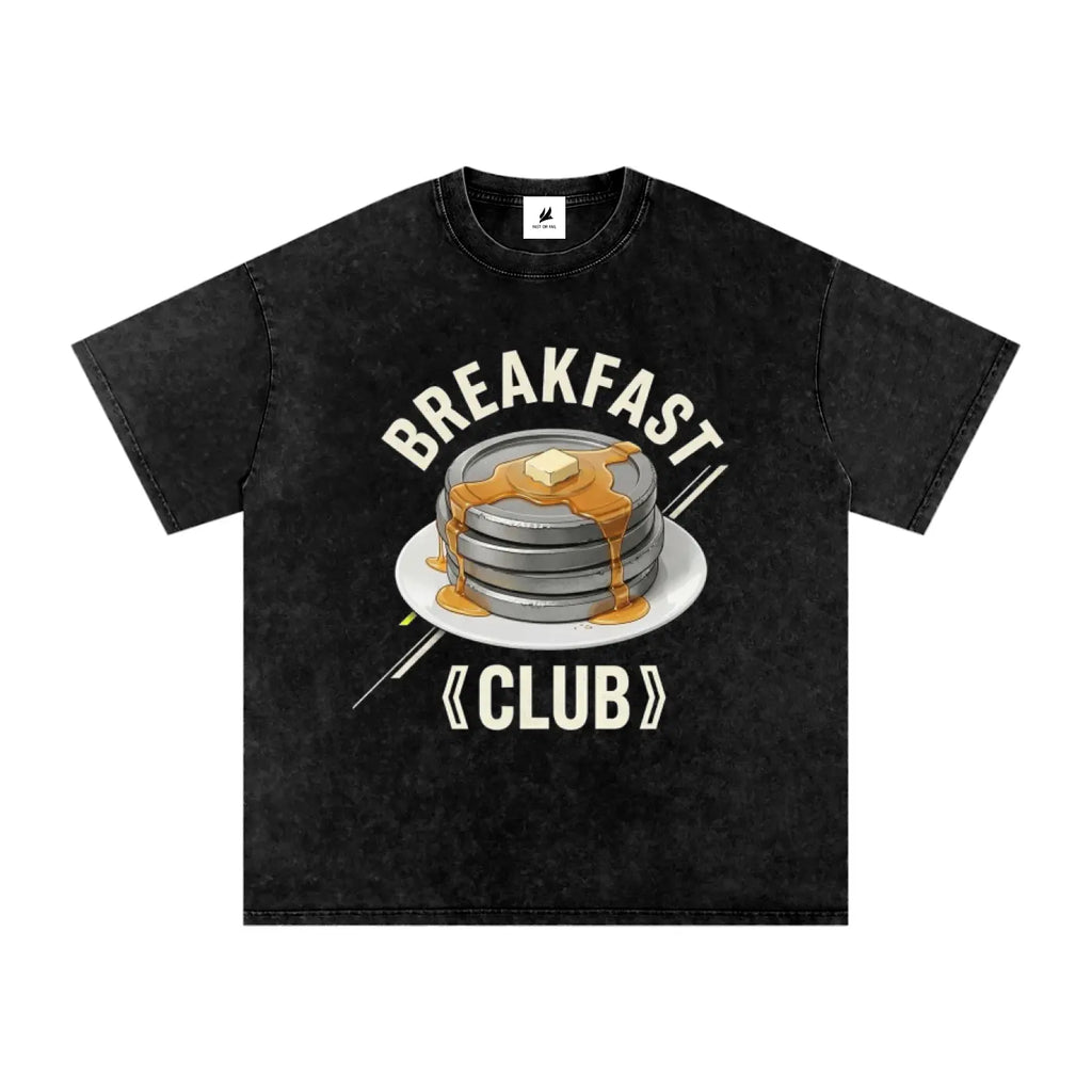 Snow Washed Oversized Cotton T-Shirt ODMPOD