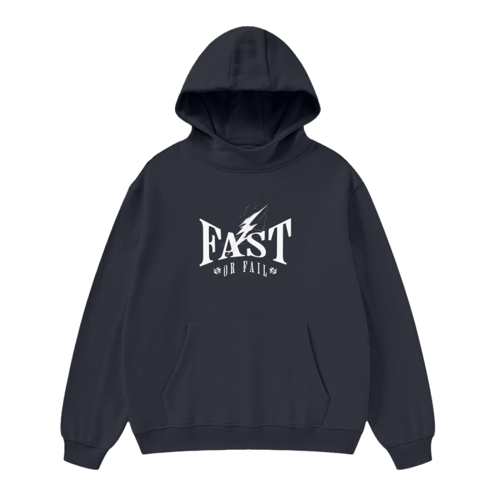 High Neck Insulated FOG Solid Color Fleece Hoodie - 385 GSM ODMPOD